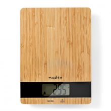Nedis KASC600WD digitlis konyhai mrleg, bambusz
