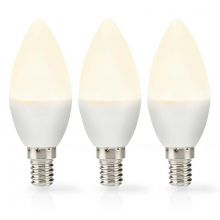 Nedis LBE14C352P3 3db LED izz, E14, 4.9W, 2700K, meleg fehr