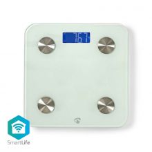 Nedis WIFIHS10WT SmartLife digitlis szemlymrleg, testtmeg index, edzett veg, 150kg