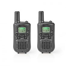 Nedis WLTK0500BK Walkie-Talkie (ad-vev) 5km, 8 csatorna, 1 pr, fekete