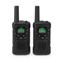 Nedis WLTK0610BK Walkie-Talkie (ad-vev) 6km, 8 csatorna, 1 pr, fekete