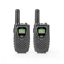 Nedis WLTK0800BK Walkie-Talkie (ad-vev) 8km, 8 csatorna, 1 pr, fekete