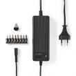 Nedis Univerzlis hlzati adapter | 60 W | 6 - 16 V DC | 1.10 m | 5.0 - 5.2 A | 8 plug(s) | Fekete