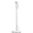 Nedis Lightning-Adapter | Apple Lightning, 8 Plus | 3.5 mm Aljzat | Nikkelezett | 0.10 m | Kerek | PVC