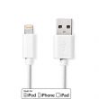 Nedis Lightning Kbel | USB 2.0 | Apple Lightning, 8 Plus | USB-A Dugasz | 480 Mbps | Nikkelezett | 3.00 m | Kerek | PVC | Fehr | Manyag Zacsk