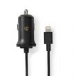 Nedis Auts Tlt | 12 W | 1x 2.4 A | Kimen csatlakozk szma: 1 | Lightning 8-ts (Rgztett) Kbel | 1.00 m | Single Voltage Output