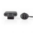 Nedis Auts Tlt | 48 W | 4x 2.4 A | Kimen csatlakozk szma: 4 | Csatlakoz tpusa: 4x USB-A | Hosszabbt Kbel | 1.80 m | Single Voltage Output