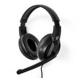 Nedis Nedis CHSTU210BK USB-s mikrofonos fejhallgat, fekete