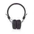 Nedis Vezetk nlkli On-ear fejhallgat | Maximlis akkumultor lejtszsi id: 15 ra | Beptett mikrofon | Nyoms Vezrls | Hangvezrls tmogats | Hanger szablyozs | Fekete
