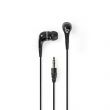 Nedis Vezetkes flhallgat | 3.5 mm | Kbel hossz: 1.20 m | Hanger szablyozs | Fekete