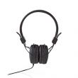 Nedis On-Ear vezetkes fejhallgat | 3.5 mm | Kbel hossz: 1.20 m | Fekete