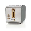Nedis Nedis KABT510EGY kenyrpirt, 2 szeletes, 900W, szrke-inox