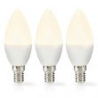 Nedis Nedis LBE14C352P3 3db LED izz, E14, 4.9W, 2700K, meleg fehr