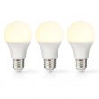 Nedis Nedis LBE27A602P3 3db LED izz, E27, 8.5W, 806 lm, 2700K