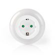 Nedis Konnektorba dughat LED jszakai fny | Vilgos/stt rzkel | 3680 W | 10 lm | Fehr / Kk / Zld