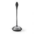 Nedis Nedis MICDU100BK asztali talpas USB mikrofon, fekete
