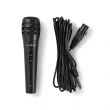 Nedis Nedis MPWD15BK vezetkes mikrofon, 5m, fekete