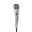 Nedis Nedis MPWD45GY vezetkes mikrofon, 5m, ezst