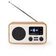 Nedis Nedis RDIN2000WT asztali internet rdi, Bluetooth, Wi-Fi, DAB+, barna-fehr