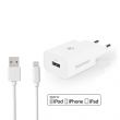 Nedis Nedis WCHAL242AWT Apple-iPhone Lightning hlzati tlt - 5V/2.4A