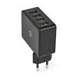 Nedis Fali Tlt | 24 W | Gyors tlts funkci | 4x 2.4 A | Kimen csatlakozk szma: 4 | 4x USB-A | Nincs Kbel Mellkelve | Single Voltage Output