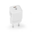 Nedis Fali Tlt | 20 W | Gyors tlts funkci | 1.67 A / 2.22 A / 3.0 A | Kimen csatlakozk szma: 1 | USB-C | Automatikus Feszltsg Kivlaszts