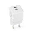 Nedis Fali Tlt | 30 W | Gyors tlts funkci | 1.5 / 2.0 / 2.5 / 3.0 A | Kimen csatlakozk szma: 1 | USB-C | Automatikus Feszltsg Kivlaszts