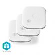 Nedis Nedis WIFIDS20WT3 SmartLife fstrzkel-riaszt, 3db, fehr