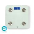 Nedis Nedis WIFIHS10WT SmartLife digitlis szemlymrleg, testtmeg index, edzett veg, 150kg