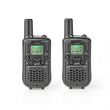Nedis Nedis WLTK0500BK Walkie-Talkie (ad-vev) 5km, 8 csatorna, 1 pr, fekete